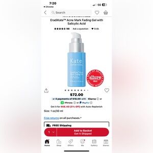 Kate Somerville Eradikate acne mark fading cream